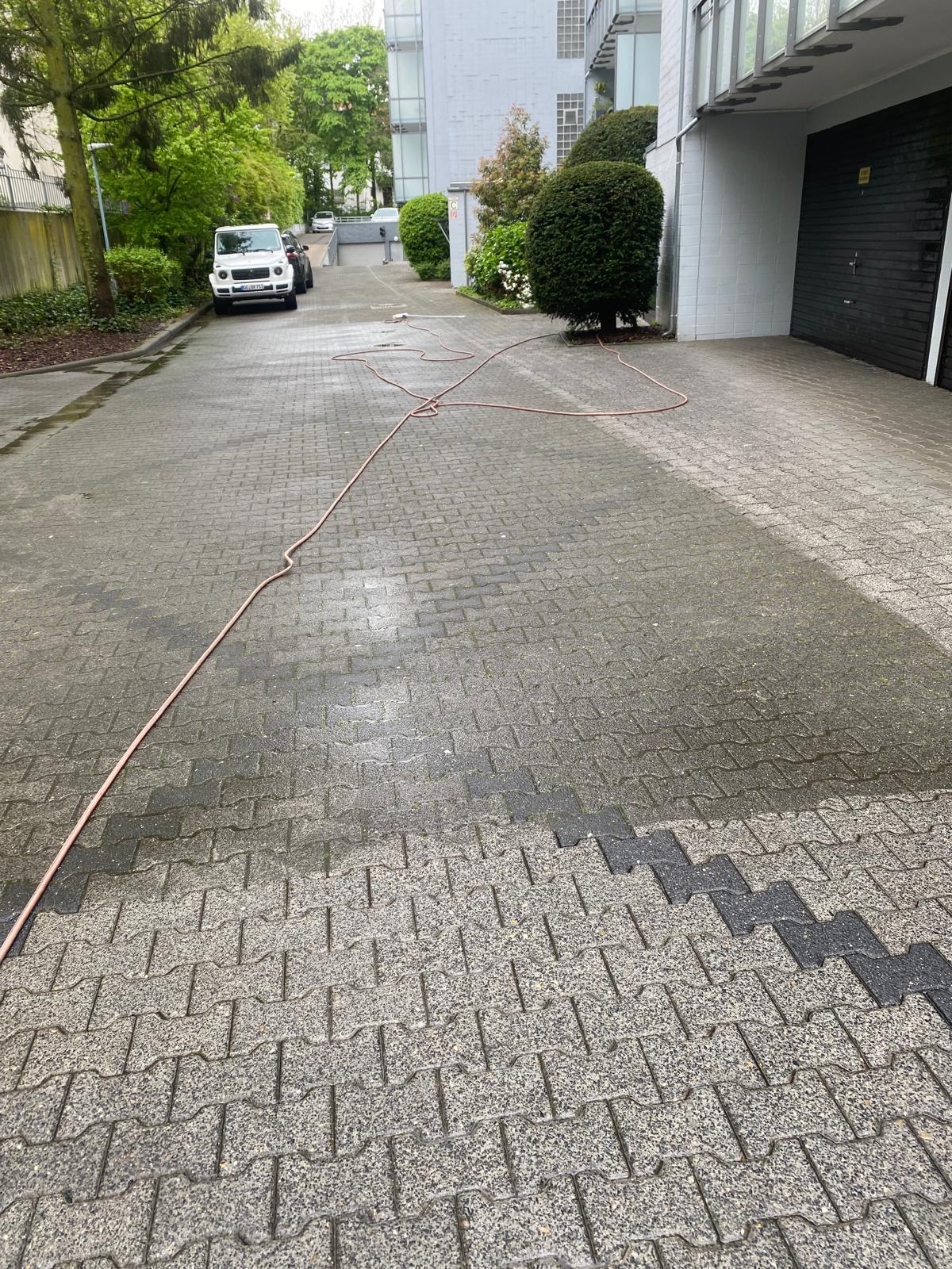 Vorher: Pflaster